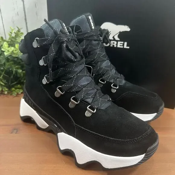 Sorel Women's Kinetic Impact Conquest Plus Waterproof Boots Black Size 8 - Picture 3 of 9